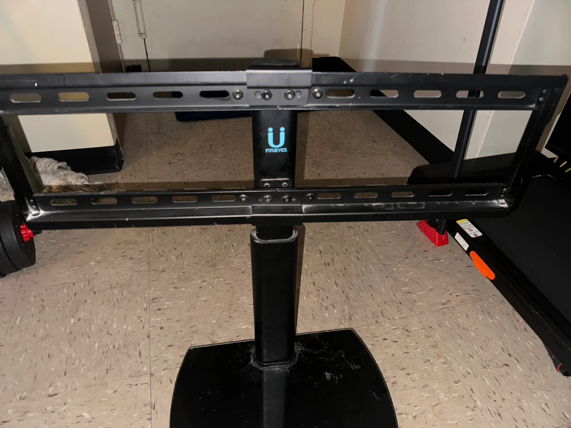 FITUEYES Black TV Stand