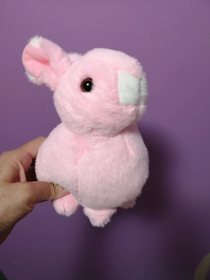 Pink Plush Bunny Stuffed Animal - photo 2