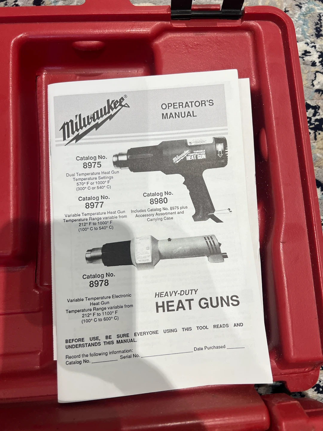 Milwaukee 8975 Dual Temperature Heat Gun - photo 4