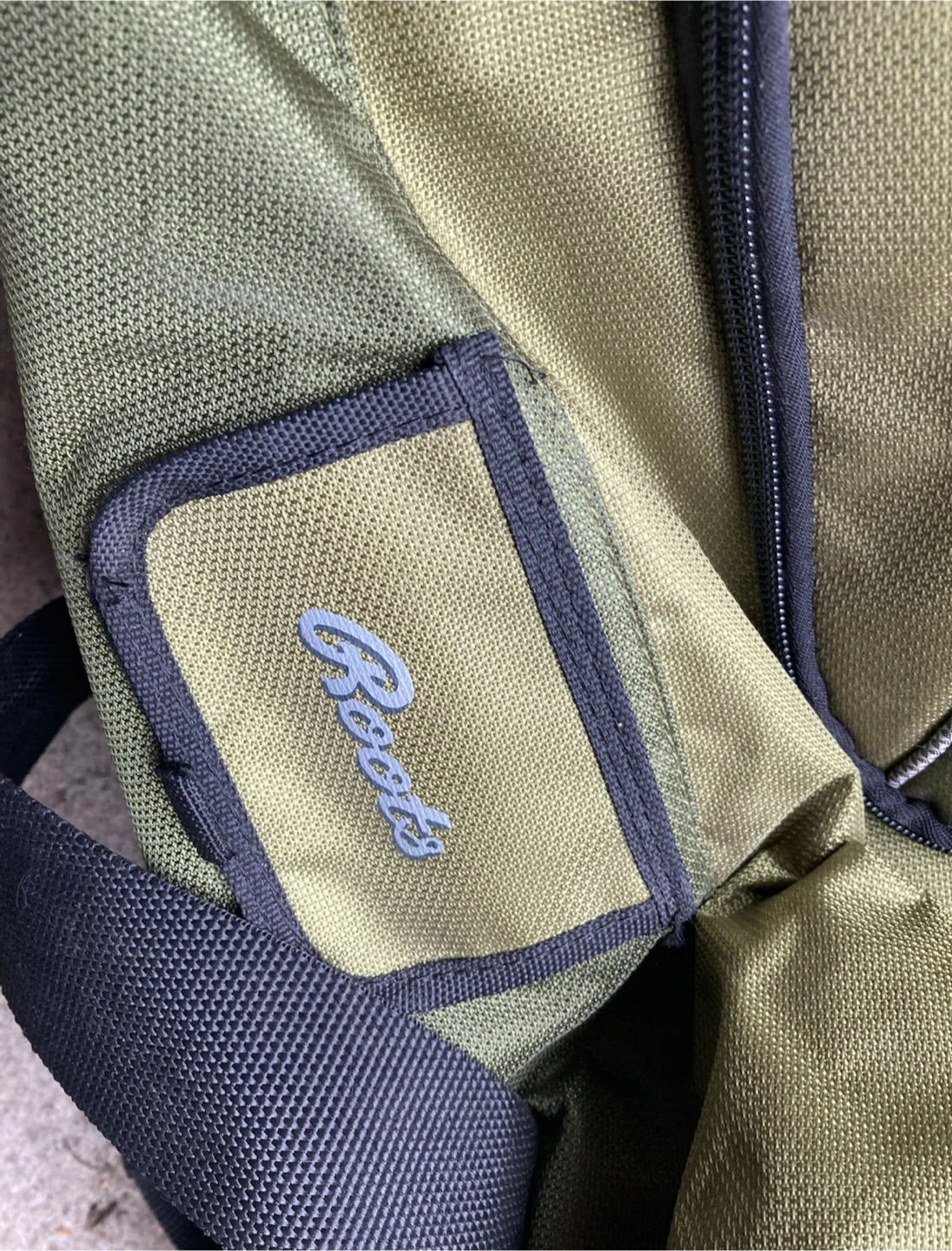 Roots Rolling Suitcase Duffel Bag - Olive Green