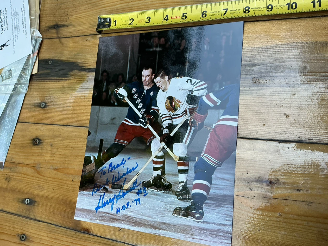 NY RANGERS Harry Howell Autographed Hockey Photo HOF '79 - photo 4
