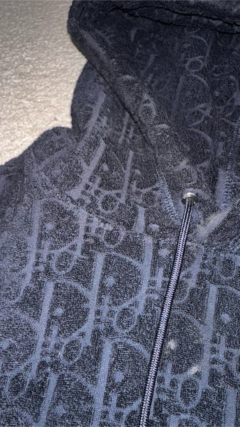 Dior All-Over Oblique Terry Hoodie - photo 2