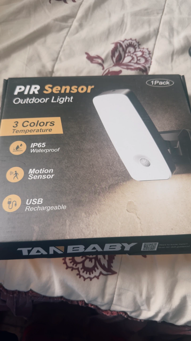 Luz para exteriores TANBABY con sensor