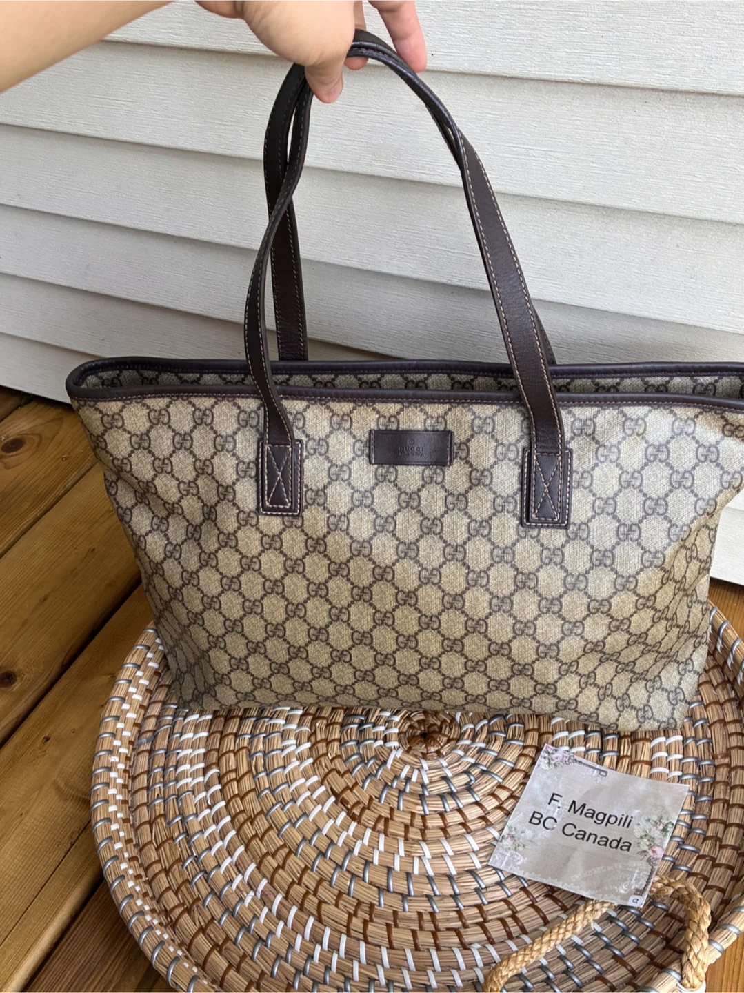 Authentic gucci tote