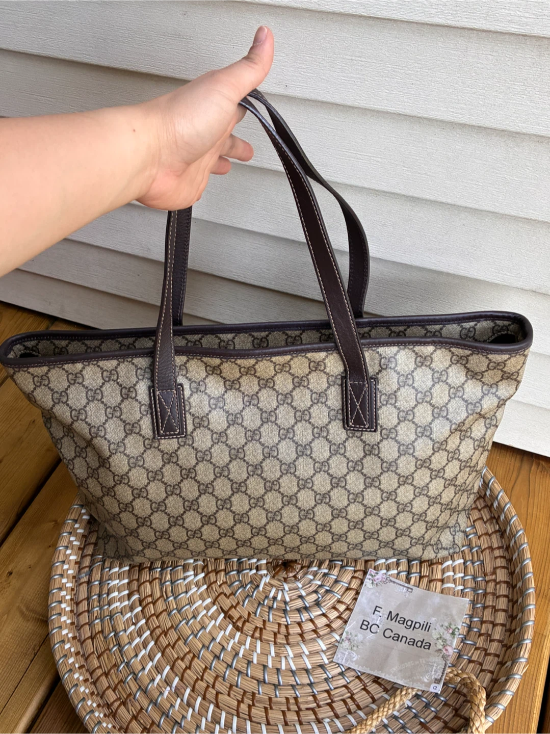Authentic gucci tote - photo 3