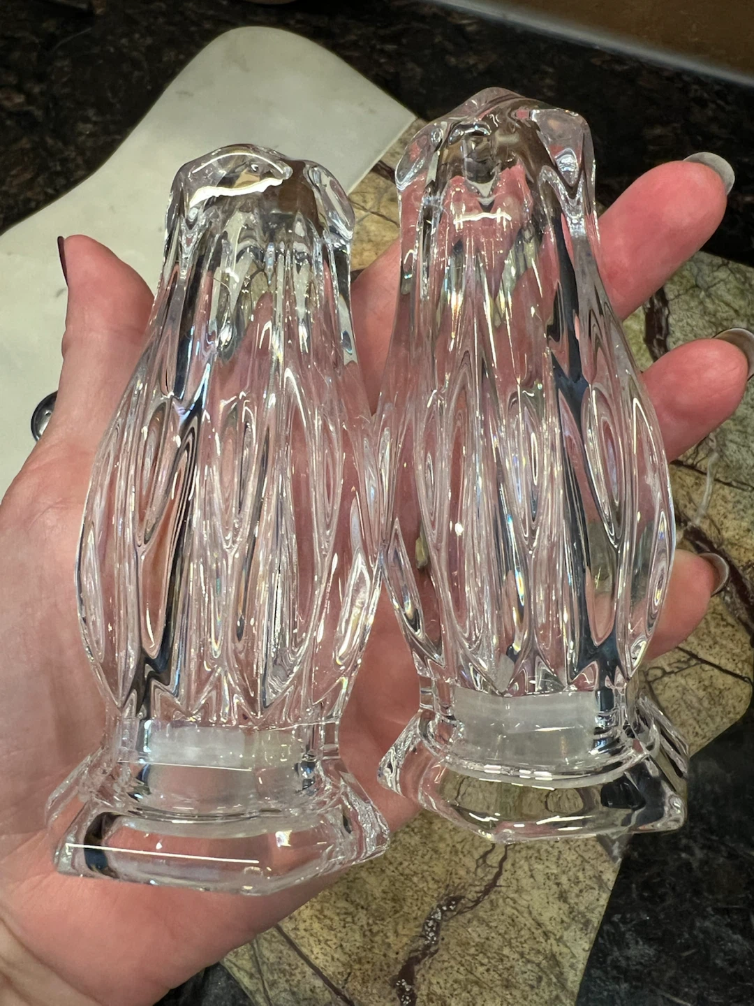 Vintage Mikasa Crystal Shaker Set + 2 Bonus Sets - photo 2