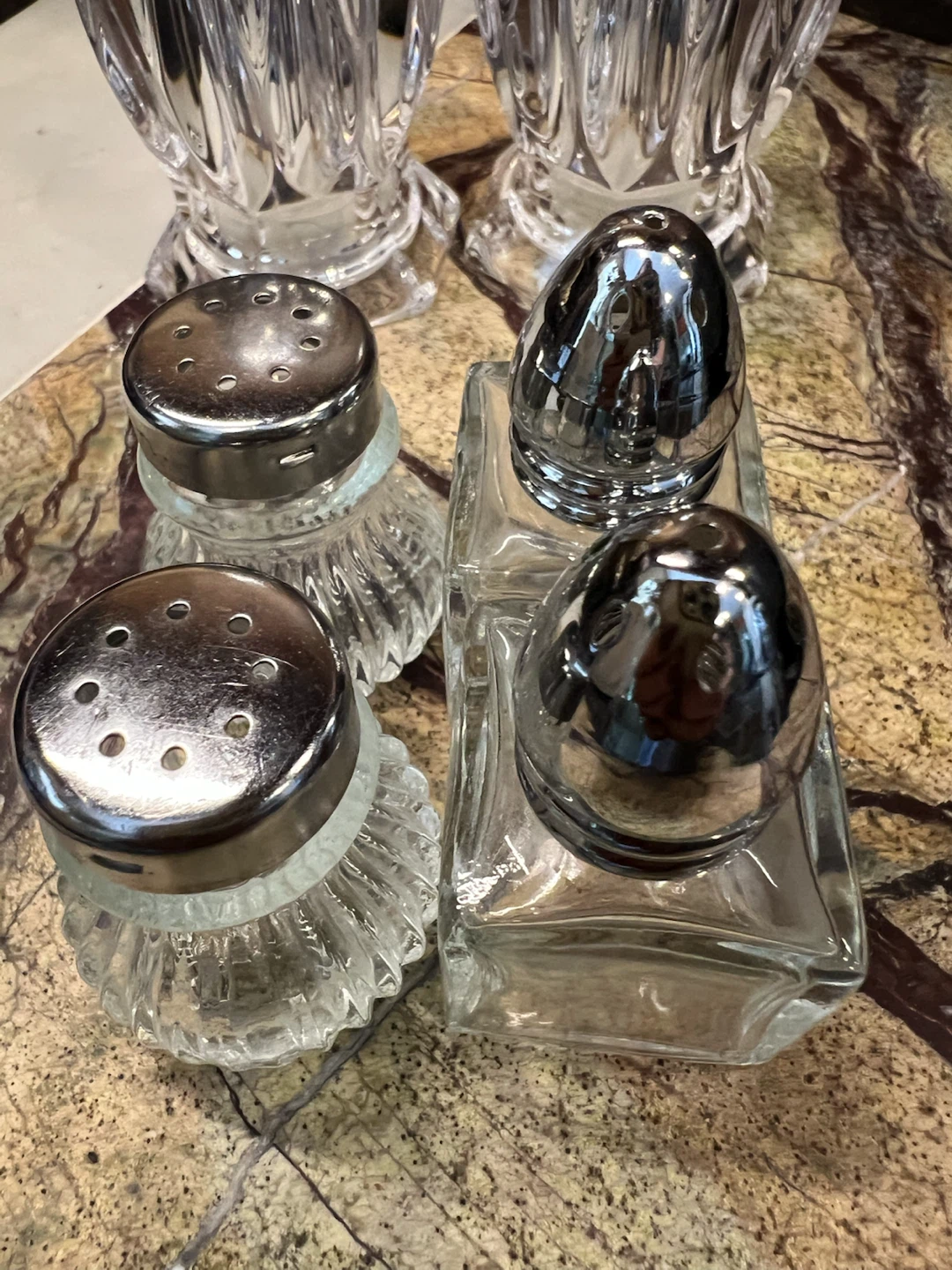 Vintage Mikasa Crystal Shaker Set + 2 Bonus Sets - photo 4