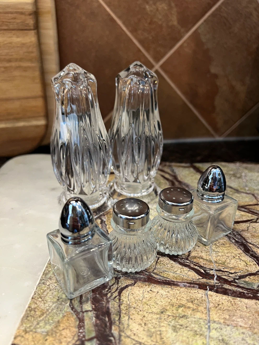 Vintage Mikasa Crystal Shaker Set + 2 Bonus Sets - photo 5