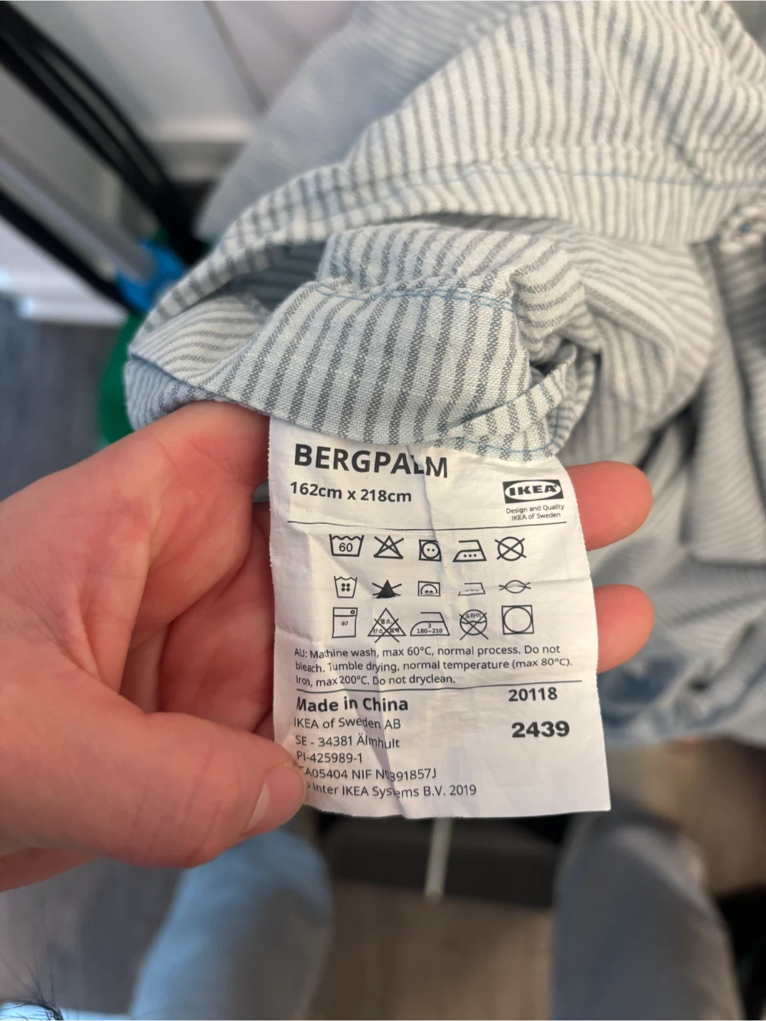 IKEA BERGPALM Duvet Cover and Pillowcase Set - photo 3
