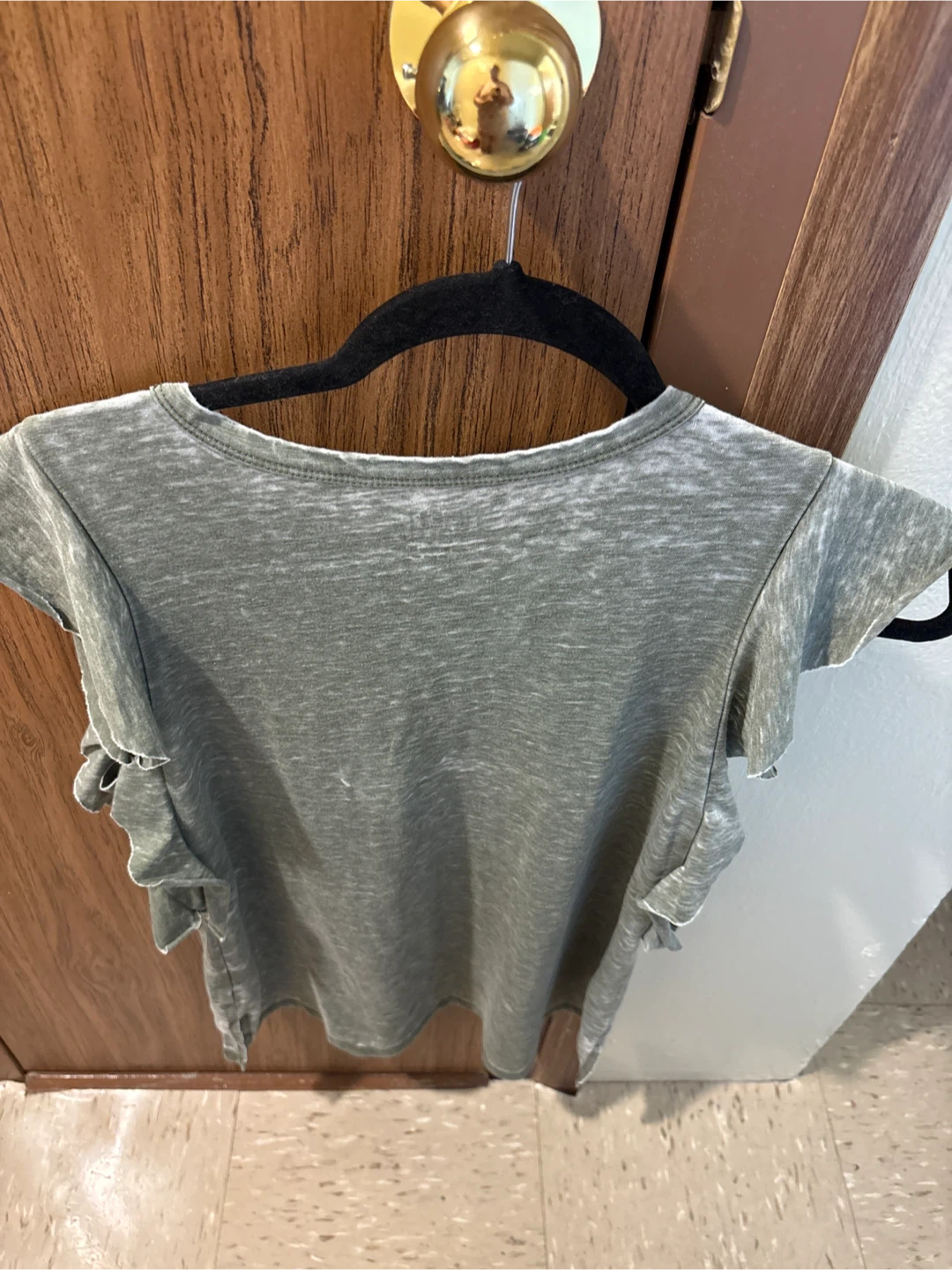 Time And Tru Olive Green Blouse - photo 2