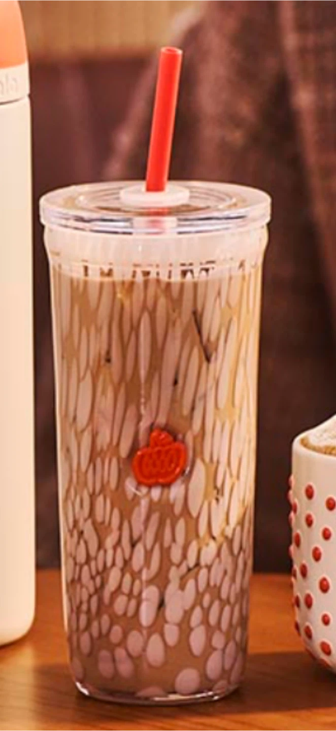Starbucks fall 2026 glass Tumbler with Straw - photo 2