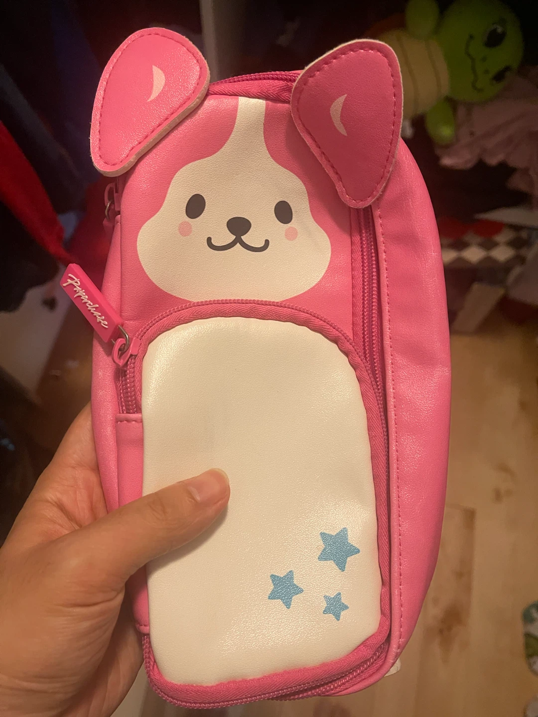Paperchase Pink Dog Pencil Case