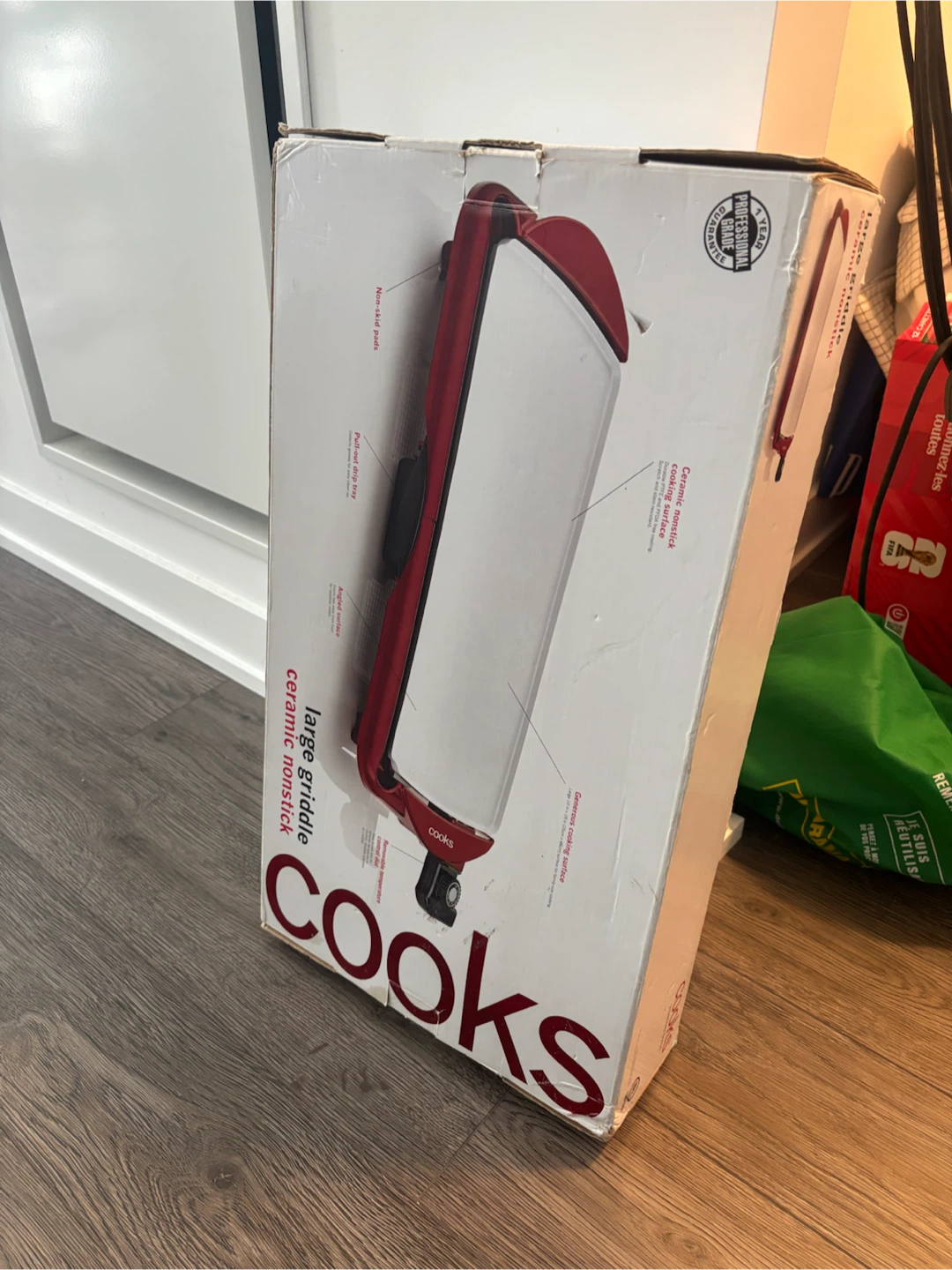 Cooks Large Griddle Ceramic Nonstick