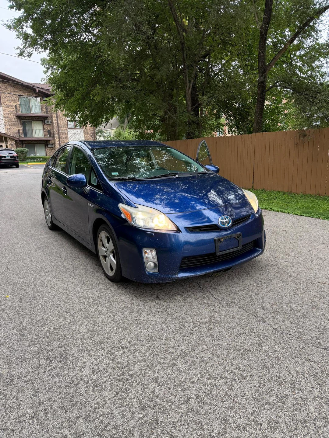 Blue Toyota Prius Hybrid