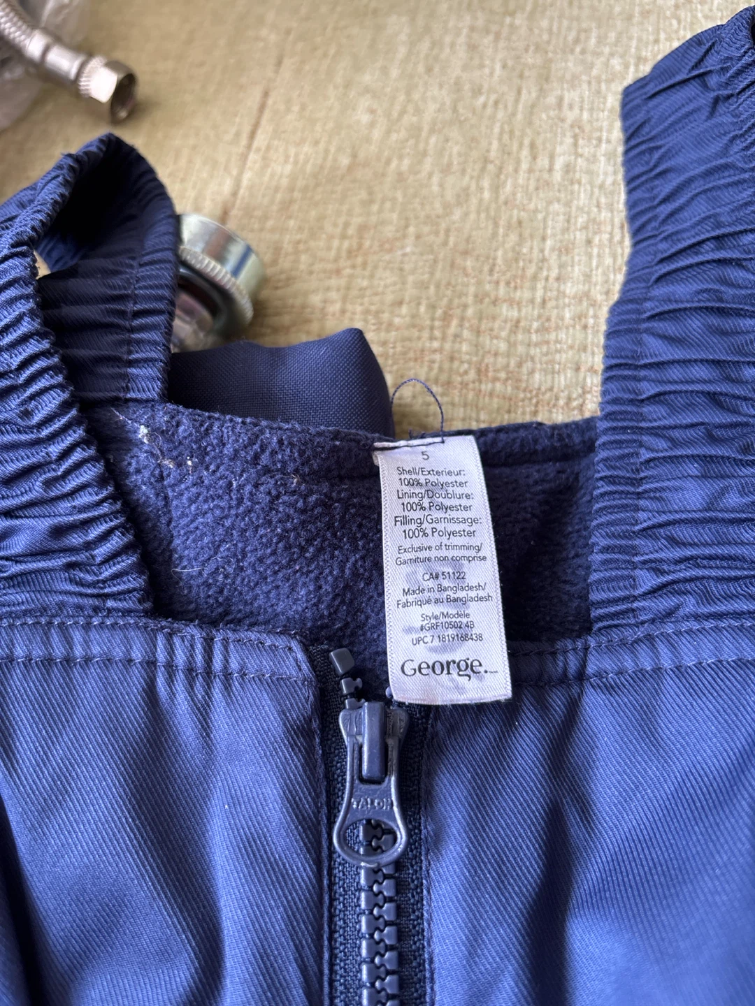 George Navy Blue Snow Pants Size 5