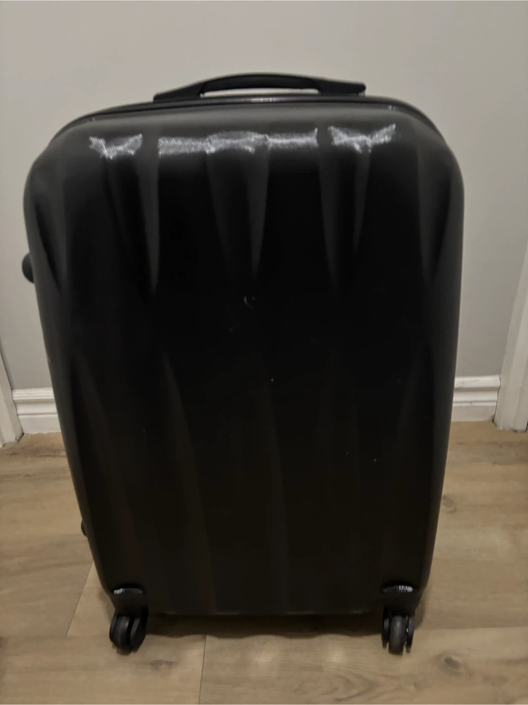 Black Hardside Spinner Suitcase