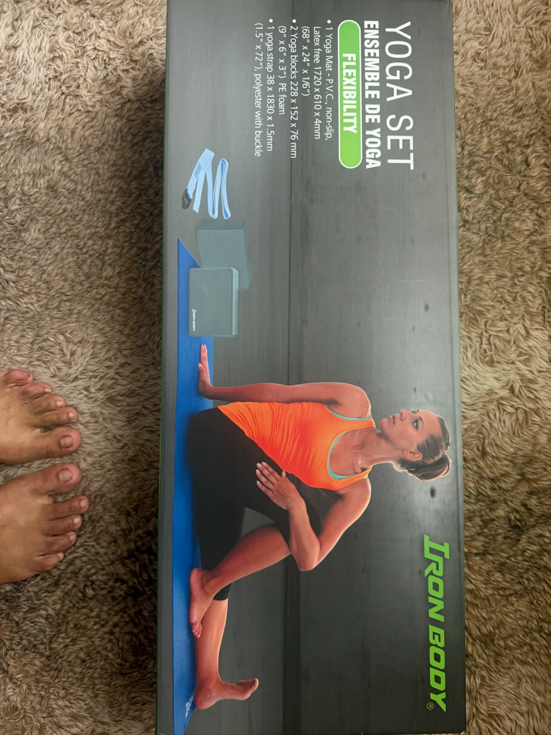 Iron Body Yoga Set Blocks, and Strap - photo 2