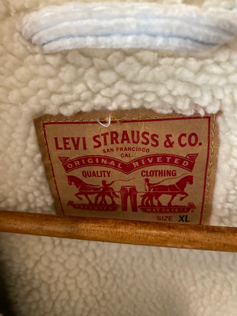 Levi Strauss & Co. Sherpa Lined Corduroy Trucker Jacket