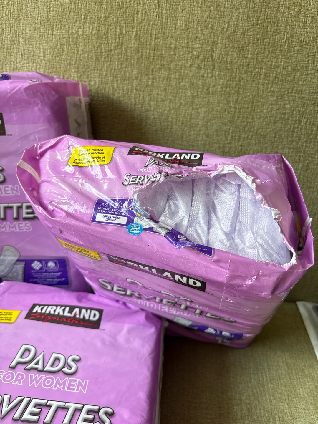 Kirkland Signature Pads for Women - Long Length - 3 Packs - photo 3