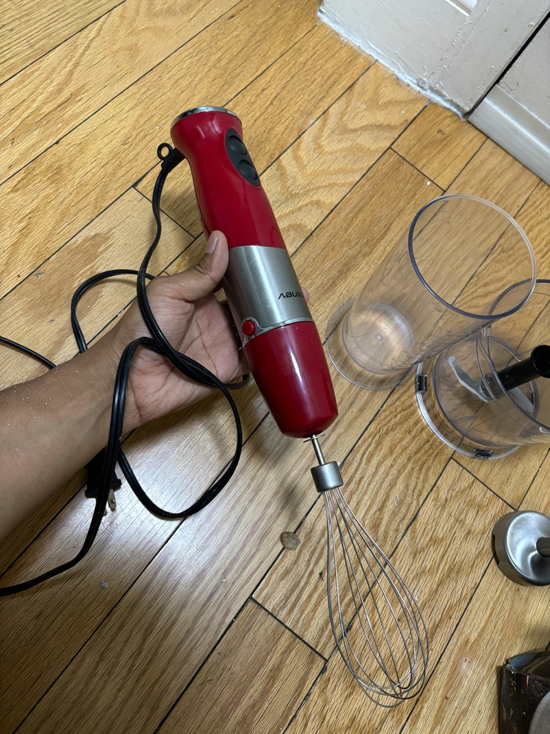 ABUIER Immersion Blender with Whisk and Chopper Attachment - photo 3