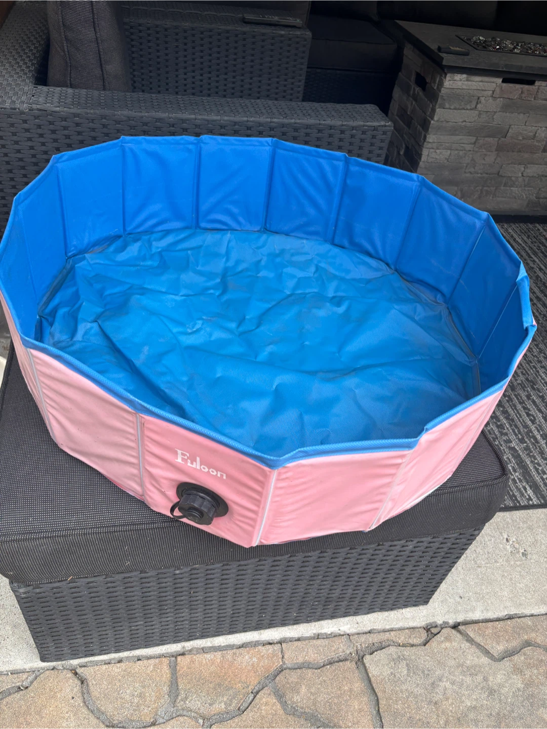 Smaller collapsable dog pool