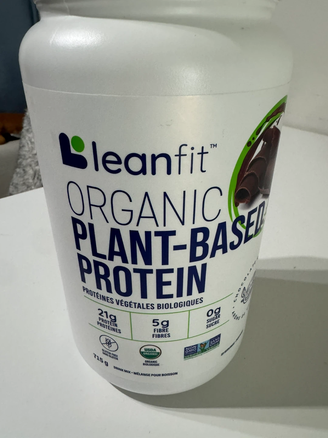 LeanFit Organic Plant-Based Protein - Chocolate - photo 2
