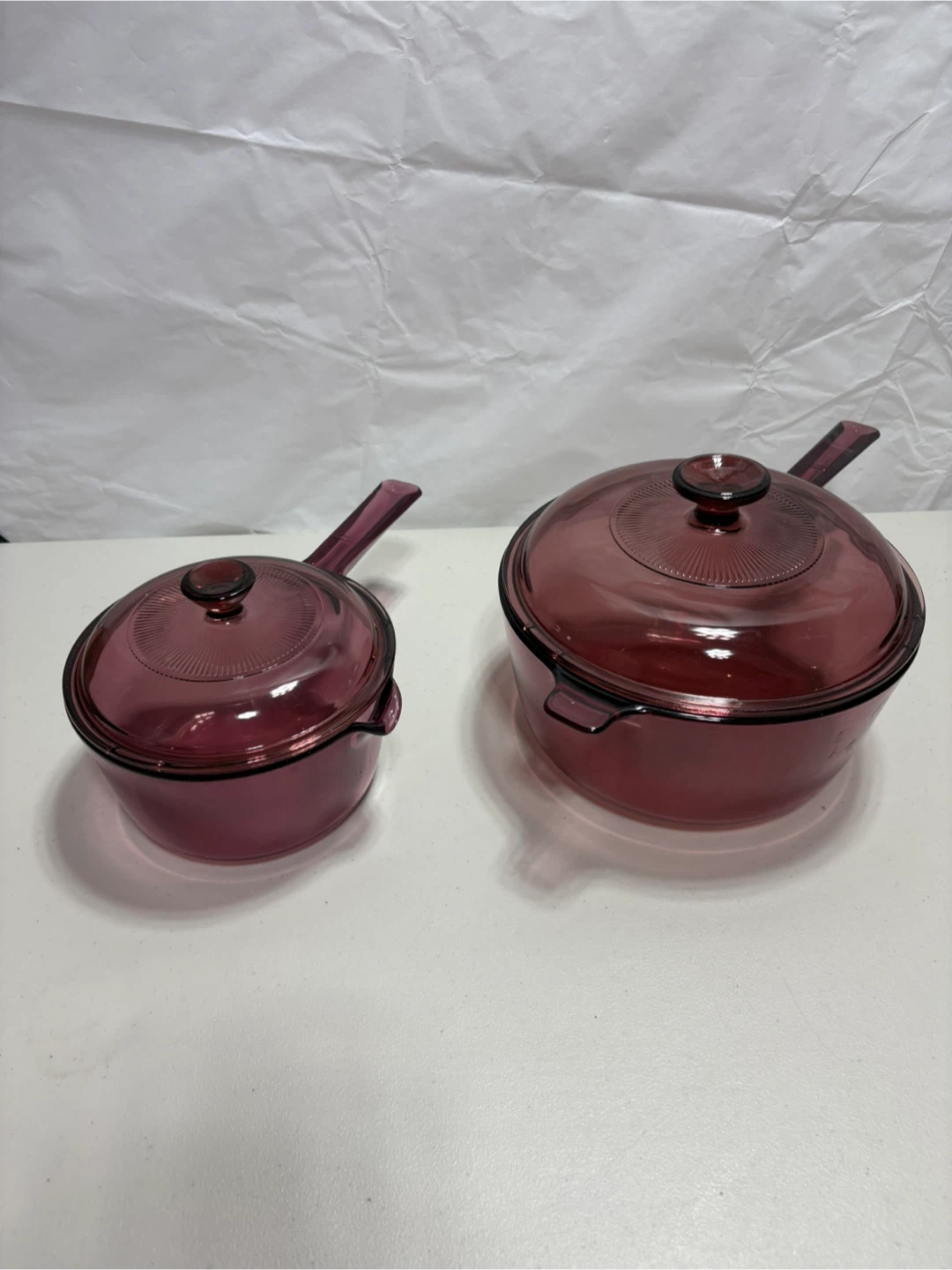 Vision Corning Ware 1L  and 2.5L saucepan