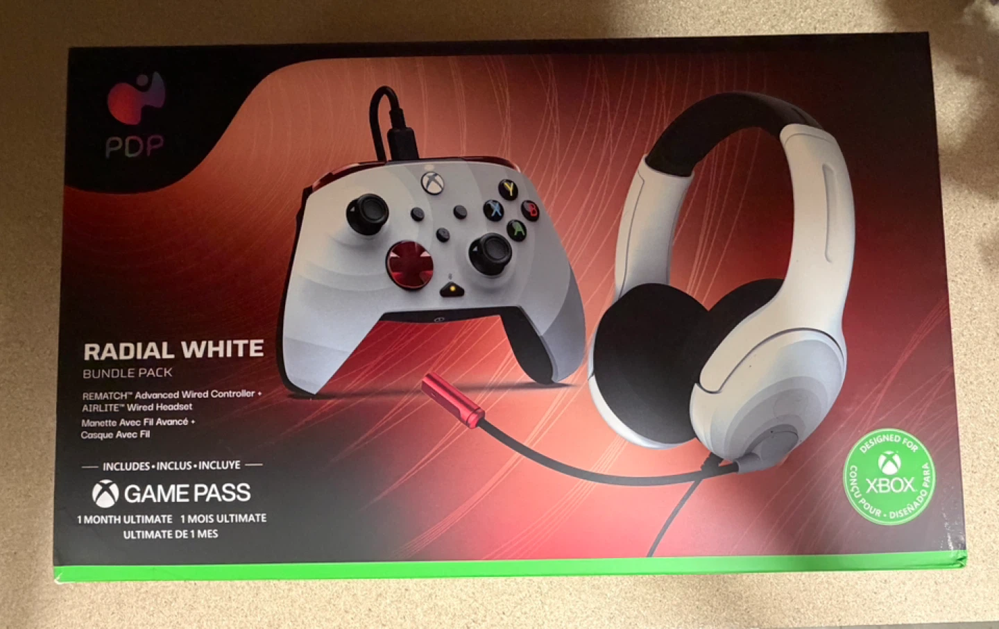 PDP Wired Controller and Headset Bundle Pack