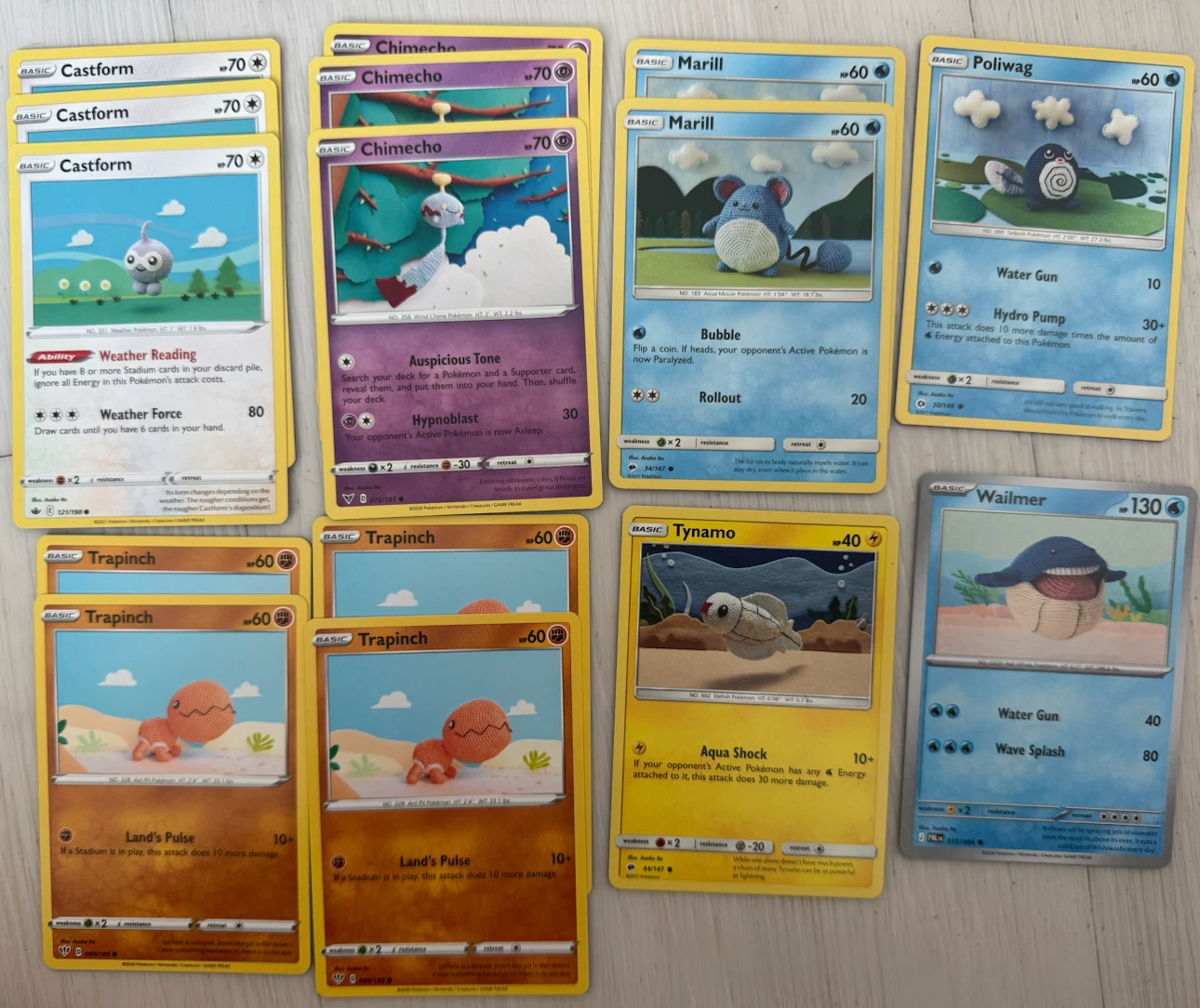 Yuka morii and asako ito pokemon cards