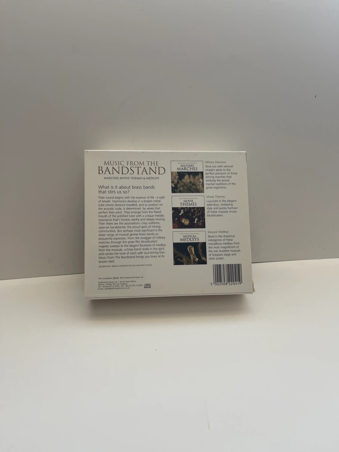 Music From The Bandstand CD - Marches, Movie Themes & Medleys - photo 2