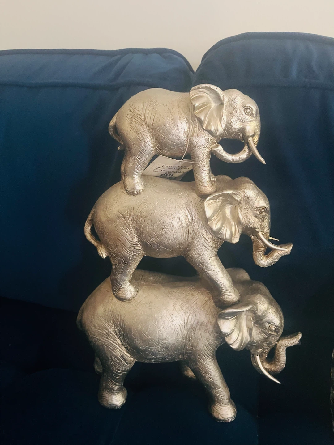 Stacking Elephant Decorative Figurine - photo 2