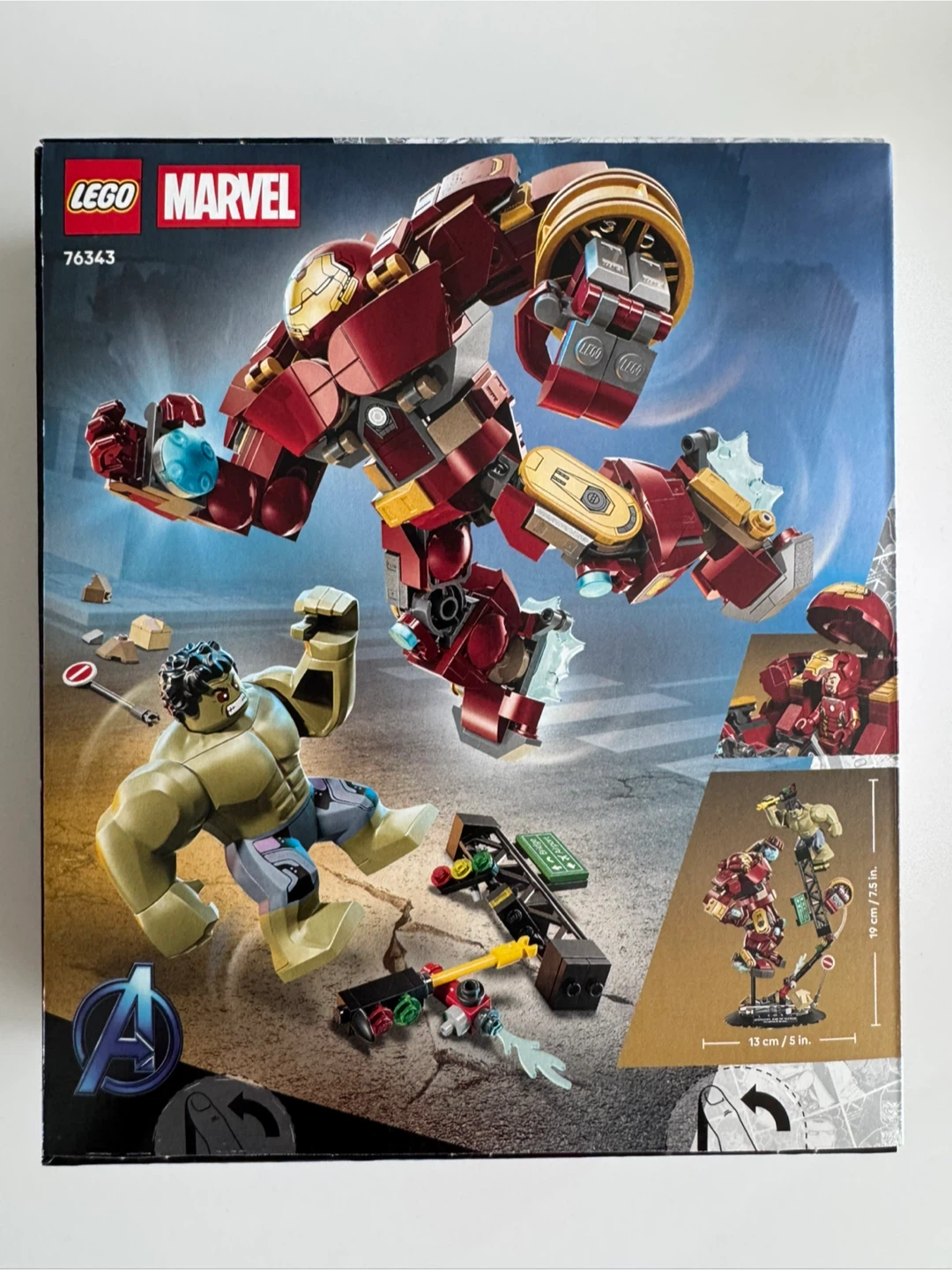 Lego Marvel Superhero Iron Man Hulk 76343 - photo 2