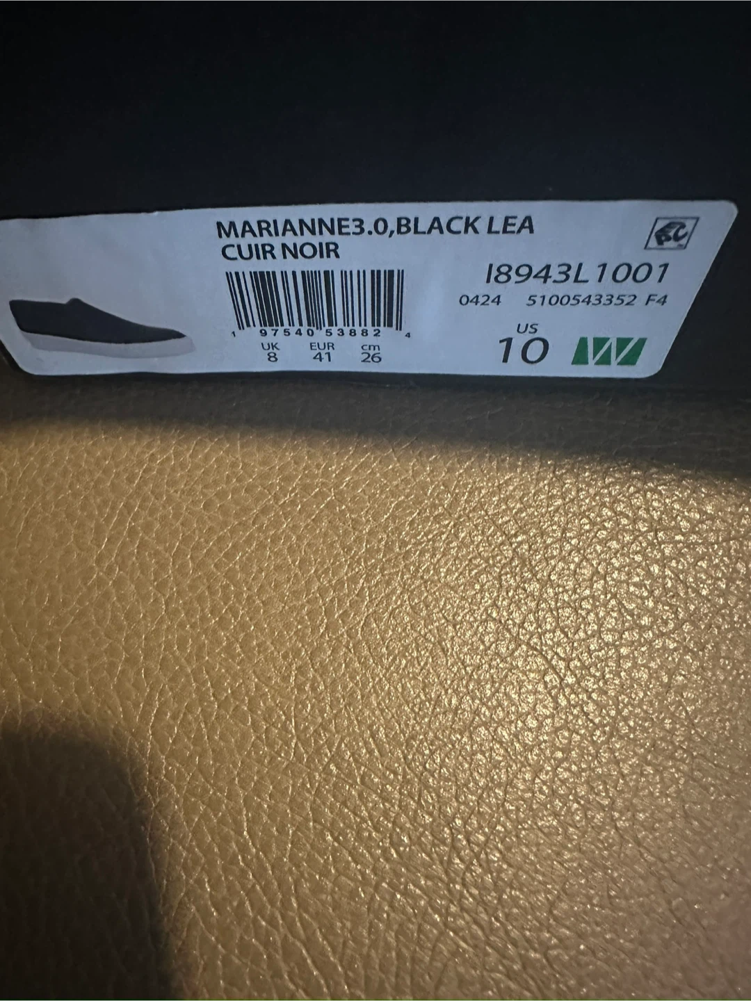 New Naturalizer Sneakers - Black Leather - Size 10 - photo 3