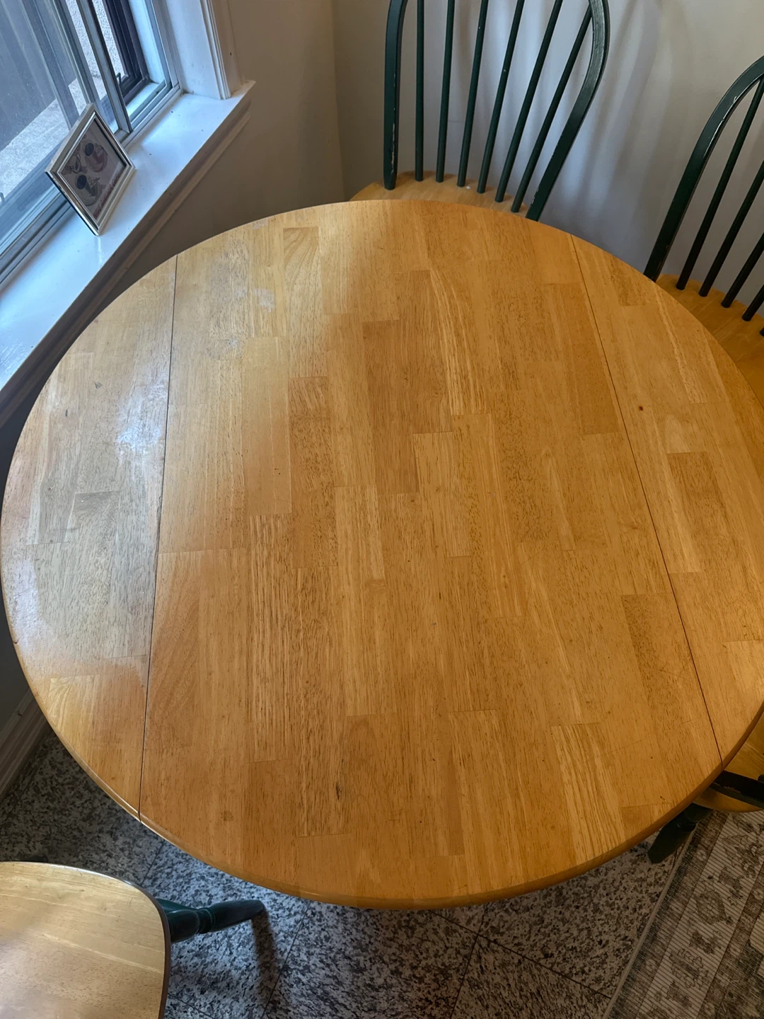 Drop Leaf Kitchen Table with 4 Chairs - photo 3