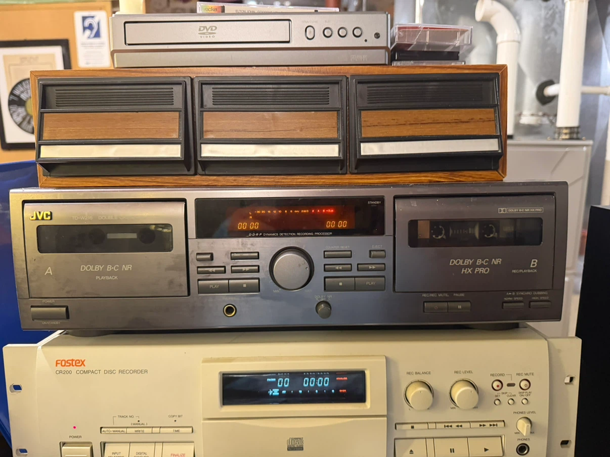 JVC Dolby B-C Pro Dual Cassette Recorder