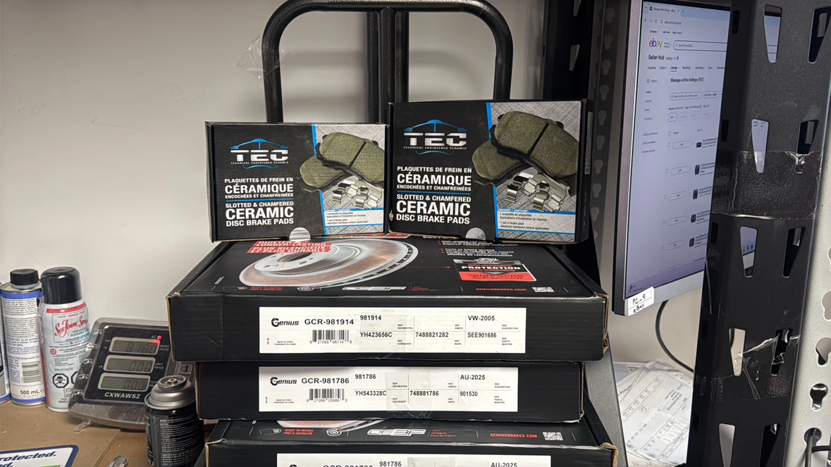 TEC Ceramic Disc Brake Pads & Genius Brake Rotors