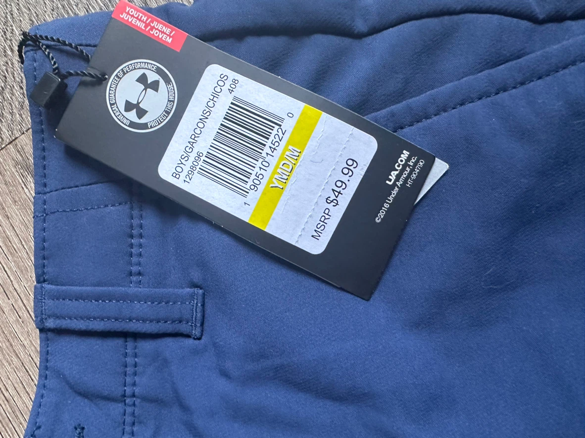 Under Armour Boys' YMD/M Baseball Pants - Navy
