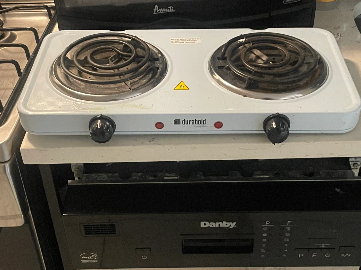 Durabold Double Burner Electric Hot Plate