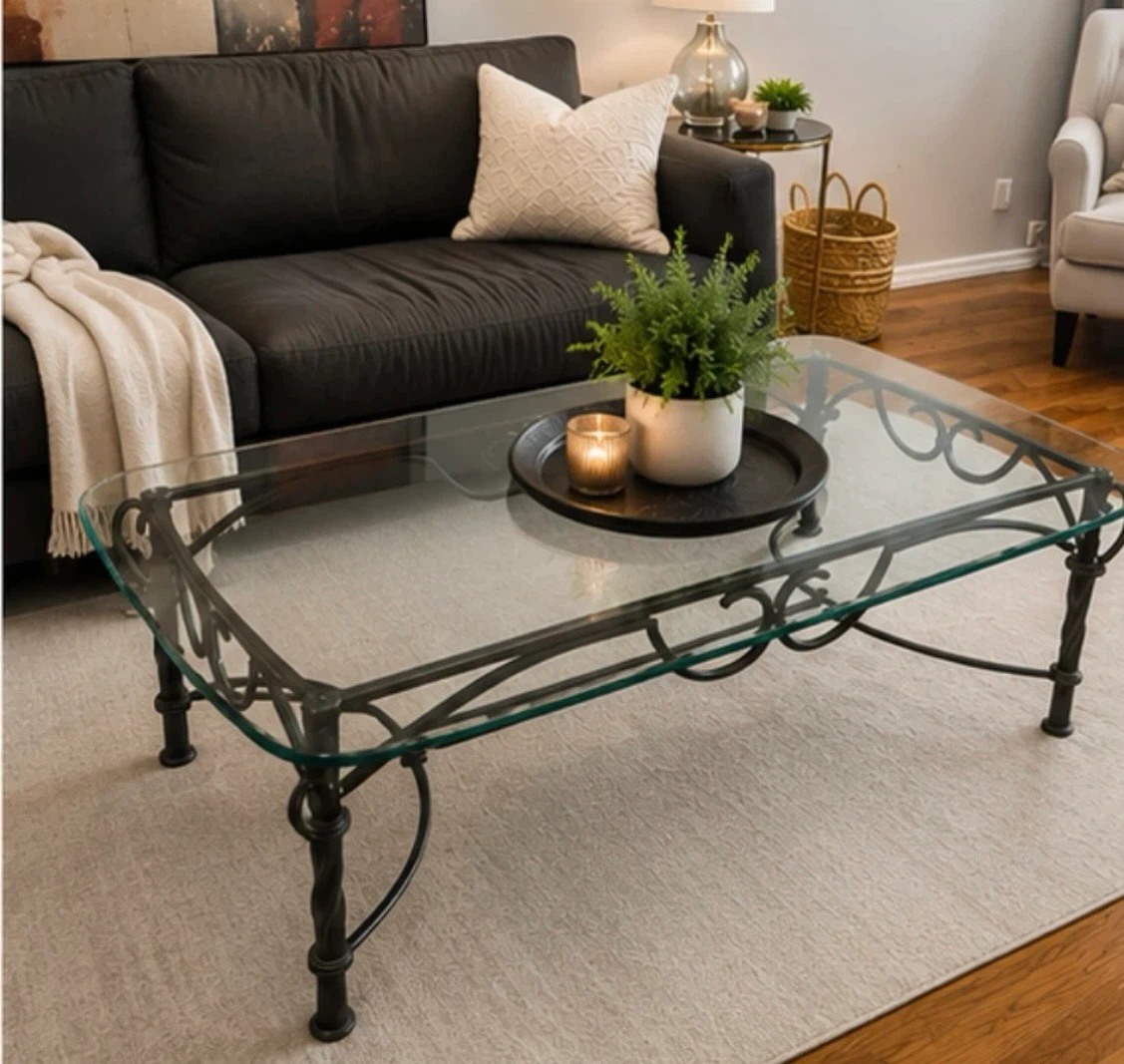 ALL - Dining / Living Room  Glass/Iron - photo 3