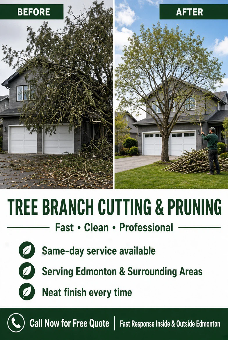 Tree Trimming & Branch Cutting – Edmonton