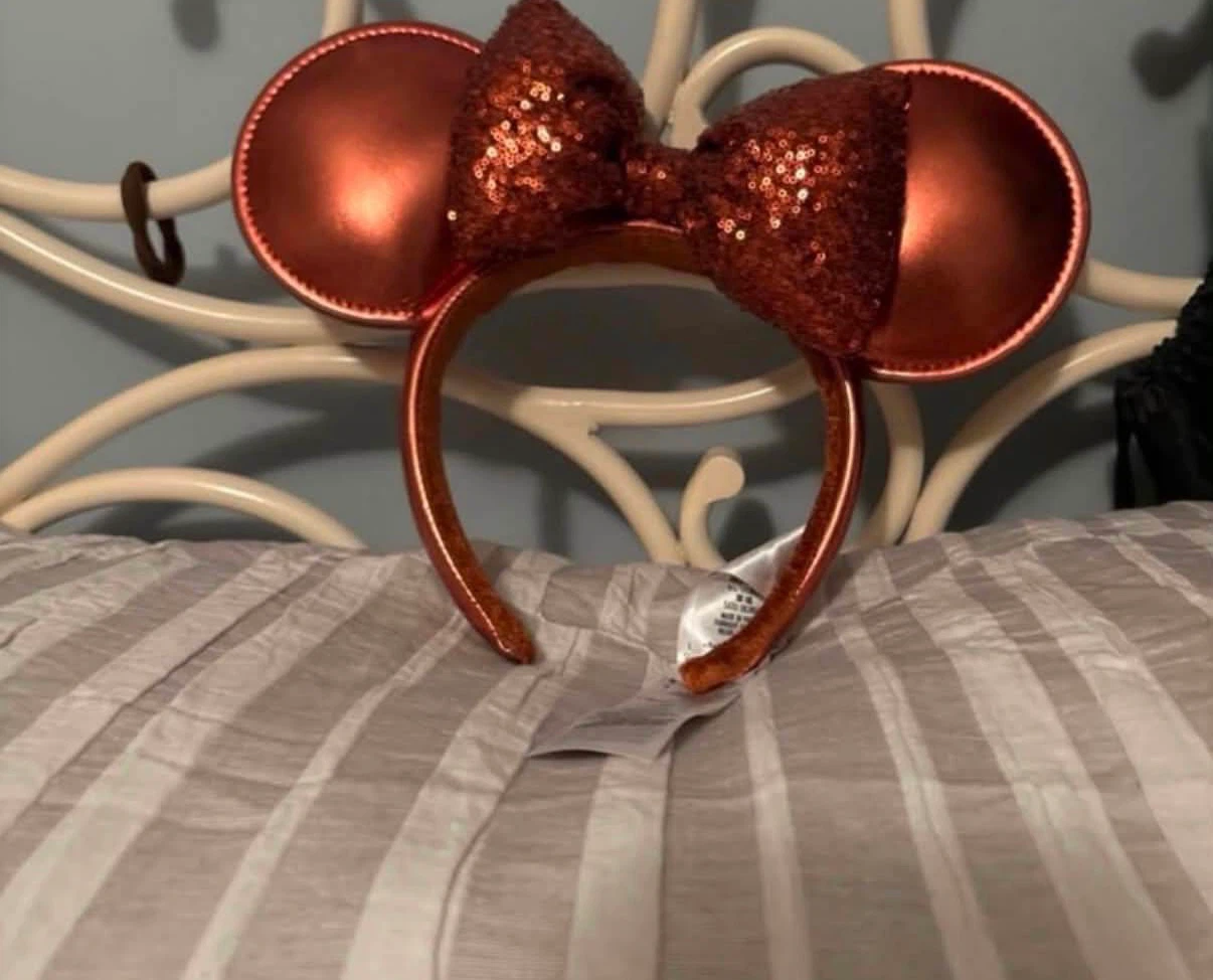 Disney rose gold ears price is firm