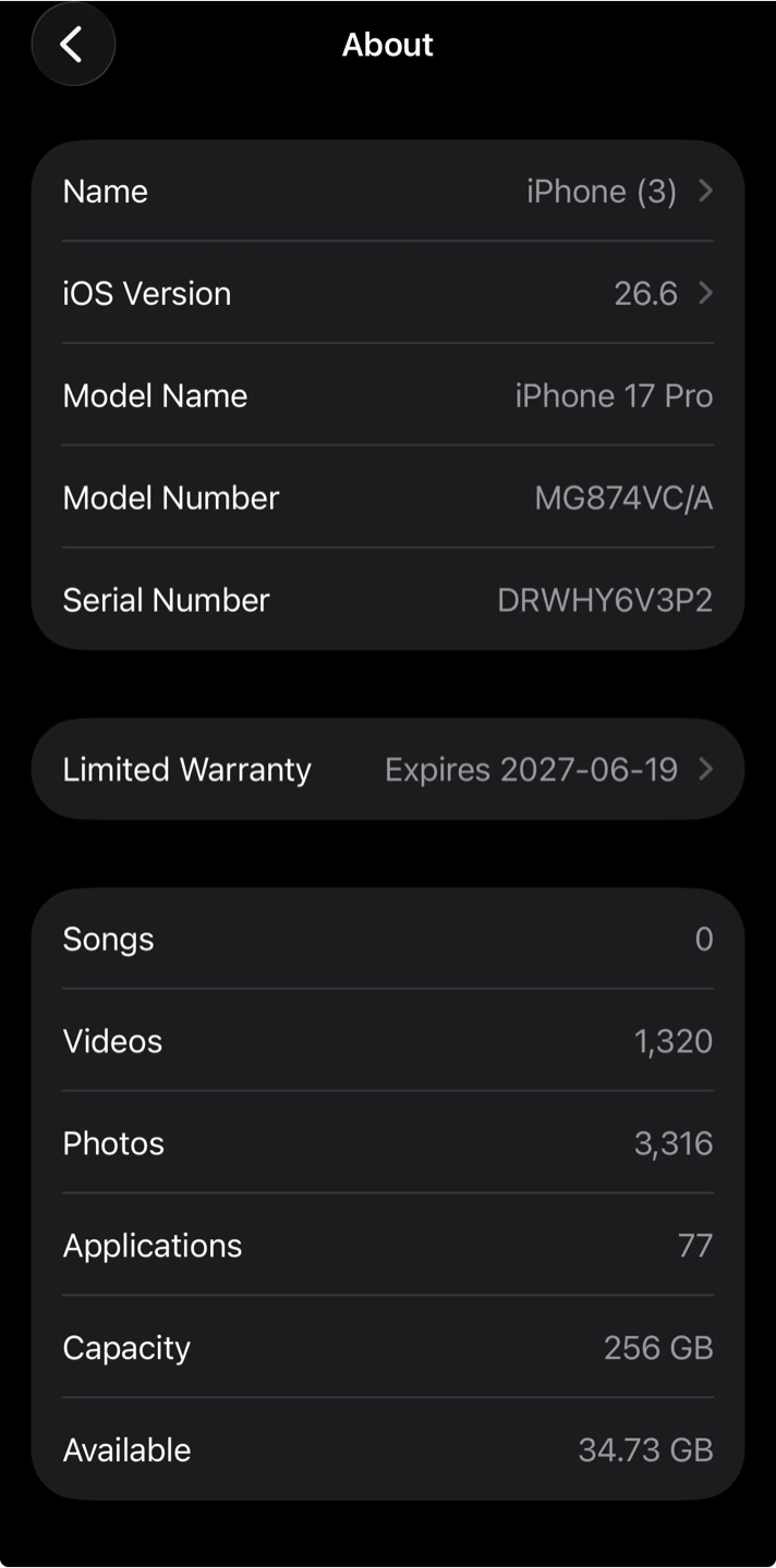 Deep Blue iPhone 17pro 256gb - photo 5