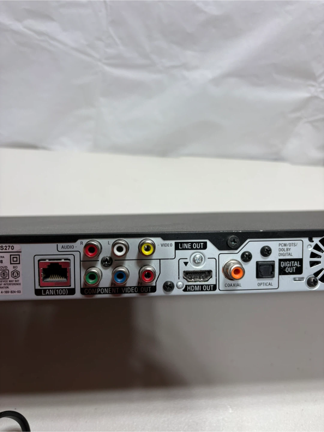 Sony Blu-Ray Disc/DVD Player BDP-S270 - photo 5