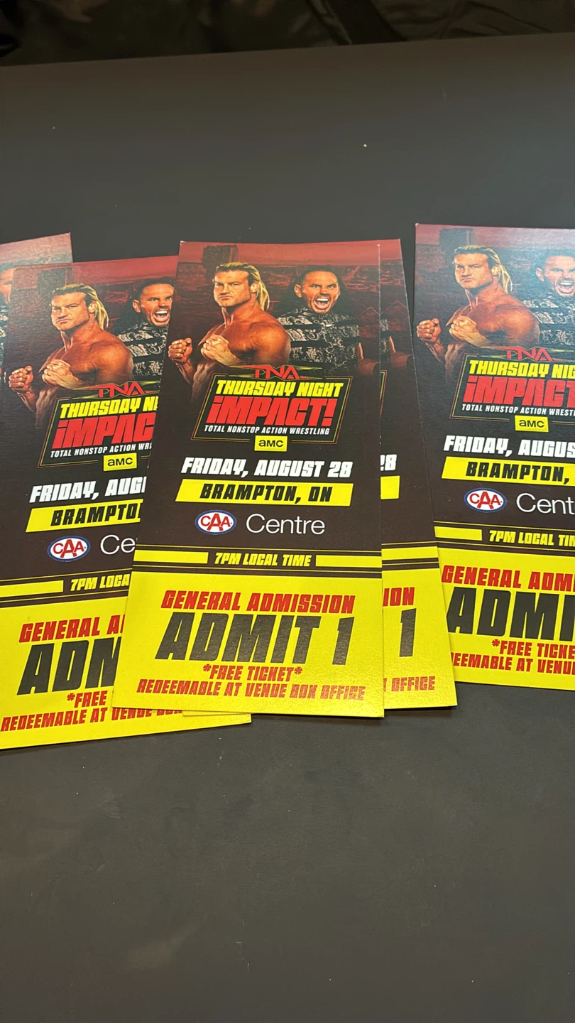 TNA Thursday Night Impact Wrestling Tickets (August 28)