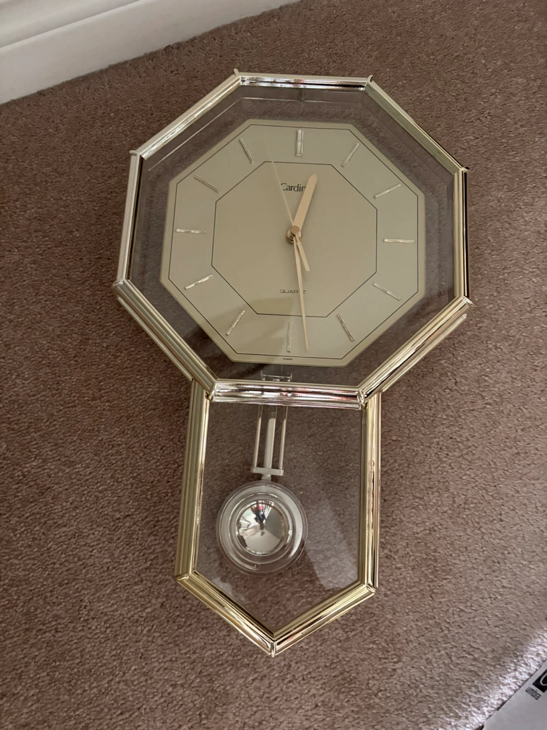 Cardinal Octagonal Pendulum Wall Clock