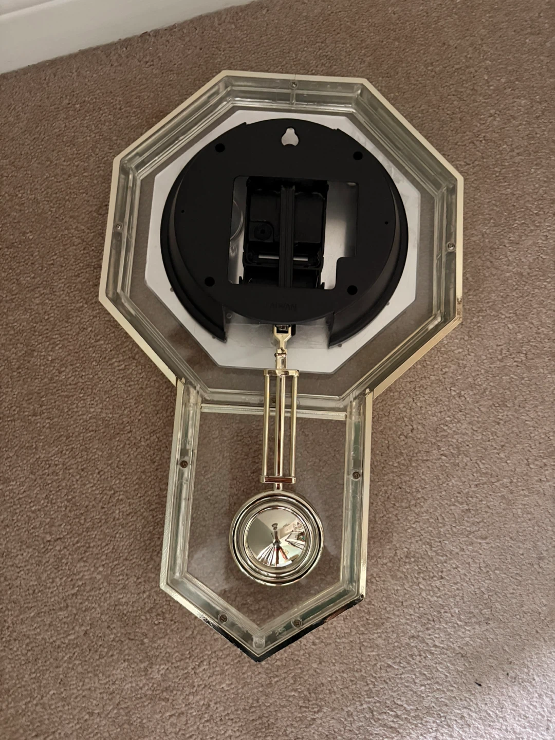 Cardinal Octagonal Pendulum Wall Clock - photo 2