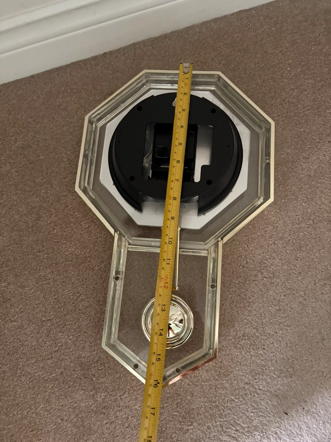 Cardinal Octagonal Pendulum Wall Clock - photo 3