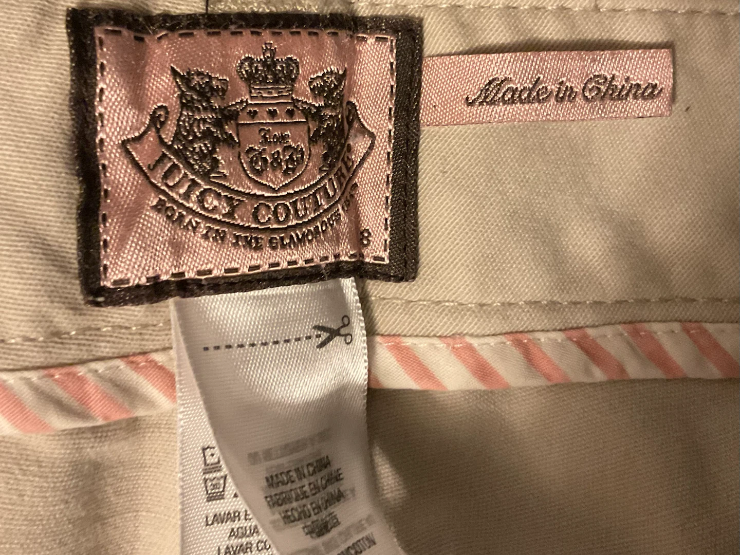 Juicy Couture Women's Khaki Pants Size 8 - photo 3