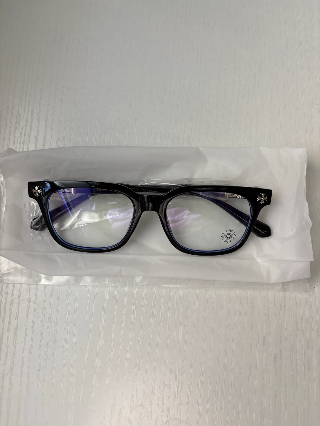 Chrome Hearts glasses ( Black silver)