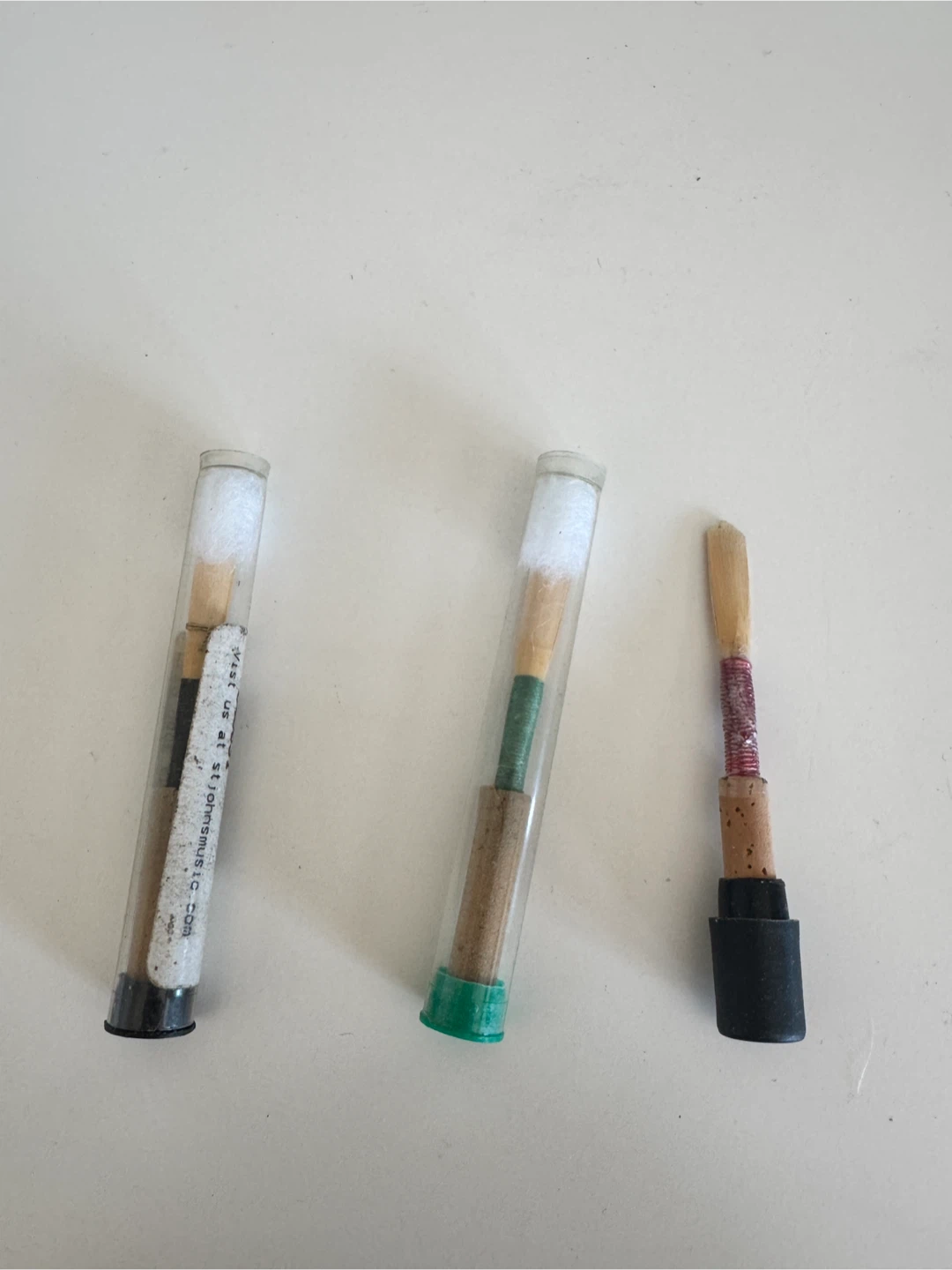 Oboe Reeds (3) in Cases